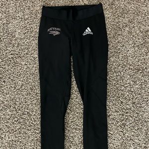 Nevada Wolf Pack Adidas Leggings